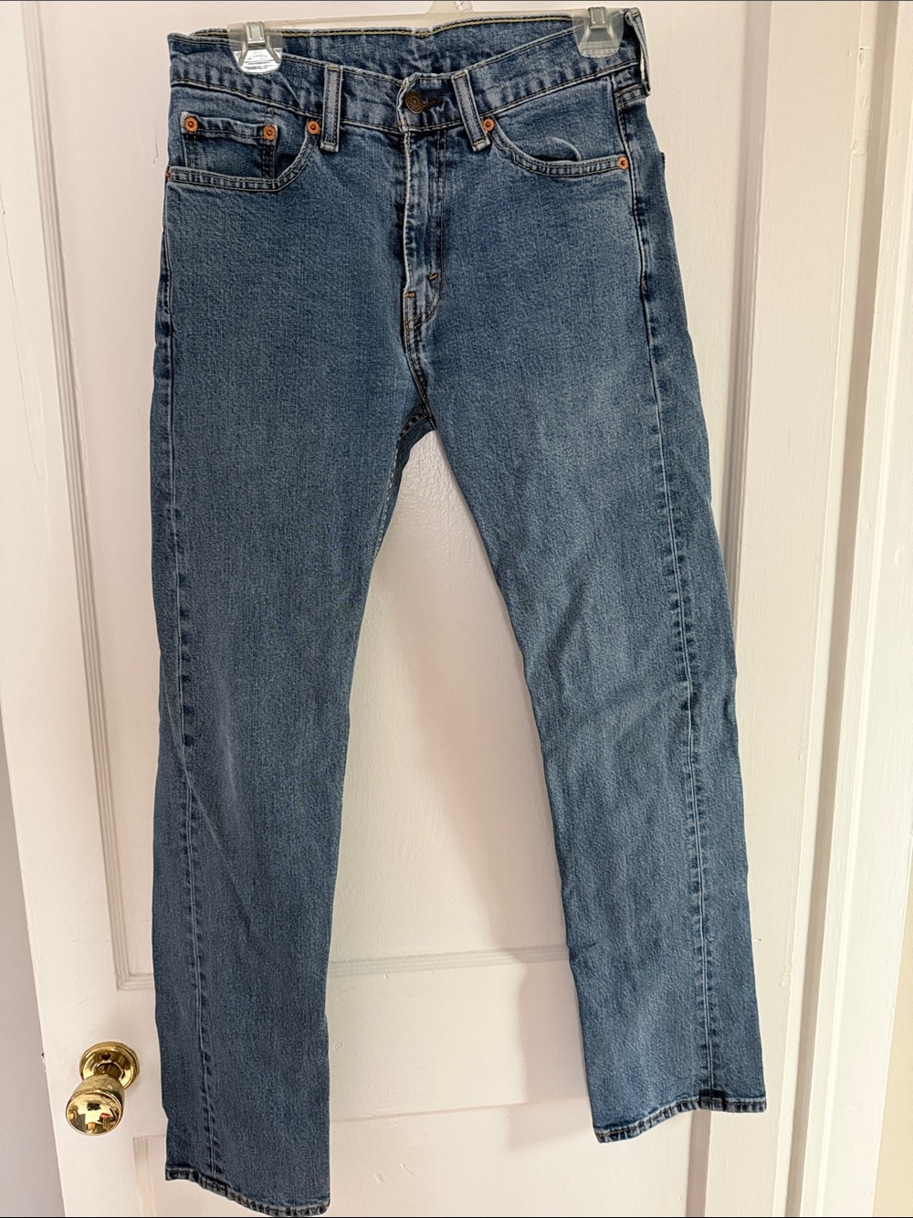 Levi's Straight Men's Jeans in Mid Blue Denim
